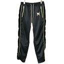MOON AGE DEVILMENT ムーンエイジデビルメント 17SS エンブロイダリートラックパンツ ブラック 1【中古】