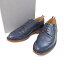 【中古】THOM BROWNE トムブラウン 16SSロングウイングチップレザーシューズ メンズ ネイビー 9(27cm)