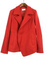 【中古】Sise シセ 13AW ウールPコート レッド 1 メンズ