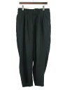 【中古】Yohji Yamamoto POUR HOMME ヨウジヤマモト プール オム 17SS REPLICA 1988 S/S テンセルタックパンツ ブラック 2 メンズ