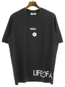 【中古】BALR ボーラー ロゴプリントTシャツ ブラック XS メンズ