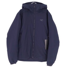 【新品同様】<strong>アークテリクス</strong> ARCTERYX ジャケット Atom Heavyweight Hoody <strong>アトム</strong> <strong>ヘビーウェイト</strong> フーディ 中綿入り アウター メンズ S ネイビー【中古】