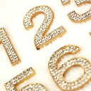 デコ デコパーツ 数 数字 ナンバー すうじ 背番号 号室 番地 【1 2 3 4 5 6 7 8 9 0】スワロフスキーのような輝き デコストーン デコ ラインストーン デコ 素材 デコ電