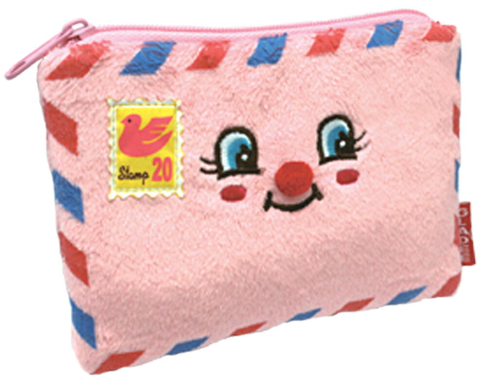 【メール便対応】エアメール　ポーチ　ピンク（AirMail Pouch pink）　GLADEE（グラディー）