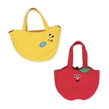 キャンバスミニトート(Canvas mini Tote) GLADEE(グラディー)・アップルとバナナの形のプチトート!ランチボックス、フルーツケースと一緒にランチトートとして♪マグネットボタン付きで開閉楽ちん☆