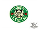 GUNS N DICE ミリタリーパッチ「GUNSCOFFEE」