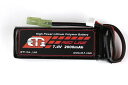 ET1リポバッテリー・ETR220B 7.4V 2000mAh ミニS互換(レッドライン) 02P07Feb16