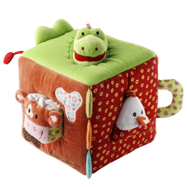 リリピュション キューブクロコ 出産祝い 赤ちゃん 布おもちゃ 1歳 2歳 誕生日 プレゼ…...:mokugurumi:10000107