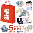 子供 靴下【メール便送料無料】5Pおまかせソックス福袋(靴下...