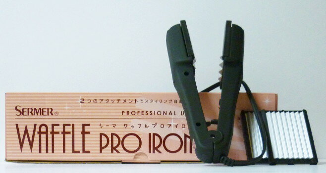 SERMERシーマワッフルプロアイロン【ワッフルアイロン、カールアイロン、ウェーブアイロン】