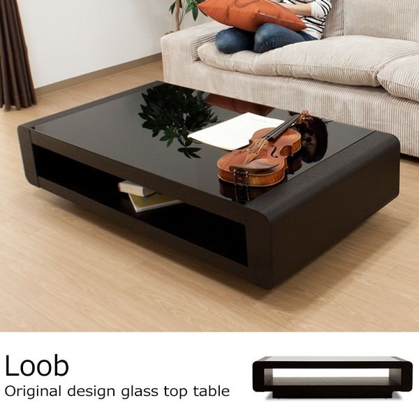 テーブル / Loob ローテーブル センターテーブル リビングテーブル 天板 ガラス製...:momu:10001543