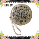 アナスイ ANNA SUI☆ポーチ 小物入れ 丸形 ラウンド...
