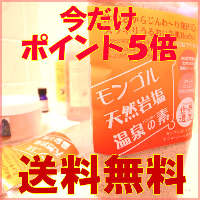 【お買い物マラソン 全品ポイント5倍】バスソルト お徳用 モンゴルバス 天然岩塩温泉の素 …...:mongolia:10000071