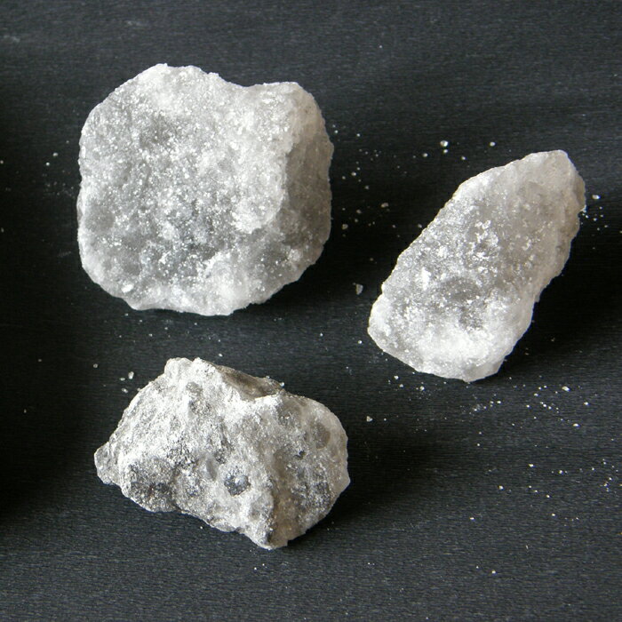 ソルト・ストーンモンゴル黒岩塩塊（かたまり)(大/ブラック） 3個セット