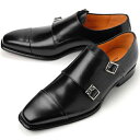 コードウェイナー CORDWAINER ダブルモンクストラップ DANNY ブラック 【サイズ交換無料】【ドレスシューズ 革靴 ビジネス メンズ インポート】コードウェイナー
