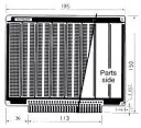 サンハヤト(Sunhayato) 端子付きユニバーサル基板 CPU-108G