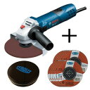 BOSCH(ボッシュ)ディスクグラインダー 125mm 切断砥石10枚セット GWS7-125T-SET