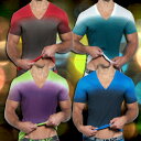 ポイント10倍!【C-IN2】 シーインツー POP GRADIENT≪グラディエント≫ DEEP VEE T-SHIRT (メンズ VネックTシャツ) CIN2【楽ギフ_包装】【RCP】