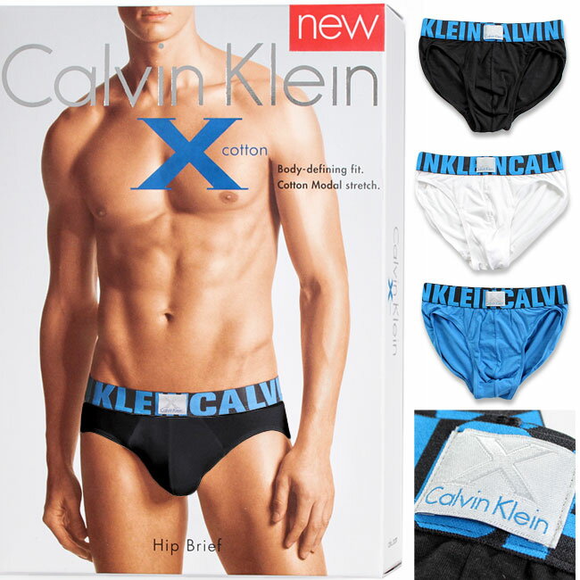 【カルバンクライン Calvin Klein CK】X COTTON / Hip Brief（ブリーフ）【男性下着 メンズ 下着】