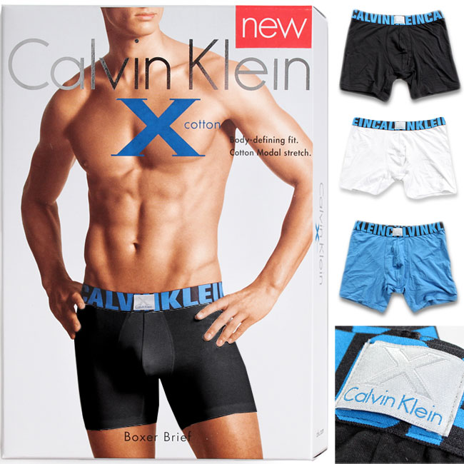 【カルバンクライン Calvin Klein CK】X COTTON / Boxer Brief（ボクサーパンツ）【男性下着 メンズ 下着】【楽ギフ_包装】2枚購入で送料無料！カルバンクライン Xコットン/ボクサーパンツメンズ男性下着