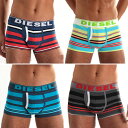 【2枚購入で送料無料】【DIESEL ディーゼル】 UMBX-DIVINE BOXER Cotton Stretch 【2014 STRIPE】 (ボクサーパンツ)【男性下着 メンズ 下着】【楽ギフ_包装】【RCP】