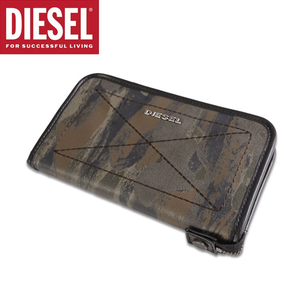 ディーゼル DIESEL 長財布 ウォレット ラウンドファスナー付き CAMOU CORE…...:monkey:10010690