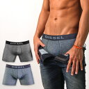 DIESEL ディーゼル ボクサーパンツ ボクサーパンツ アンダーデニム ロング UMBX HELONG BOXER UNDER DENIM メンズ 男性下着 メンズ下着 パンツ 【diesel ディーゼル】 ボクサーパンツ