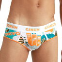 【Ginch Gonch】Low-rise Brief/ローライズブリーフ≪I LOVE TOKYO*SUMO-FO/オレンジ≫【男性下着 メンズ 下着】