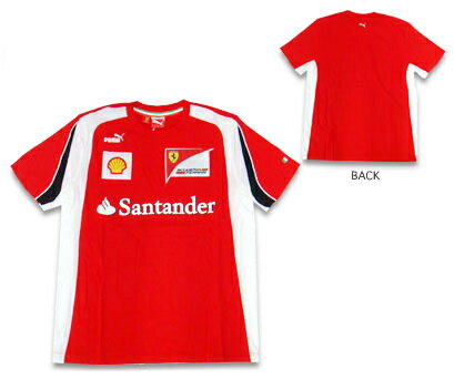 PUMA Ferrari プーマ フェラーリ 2011 SFチームTシャツ ロッソレッド 760852-01