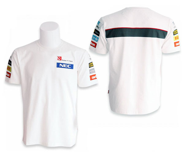 ザウバー　チームスポンサーTシャツ2012　SM122-008ザウバーオフィシャルッグッズ　