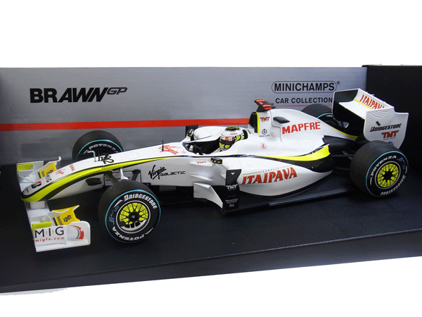 ジェンソン・バトン ミニチャンプス BRAWN GP（ブラウンGP）BGP 001 