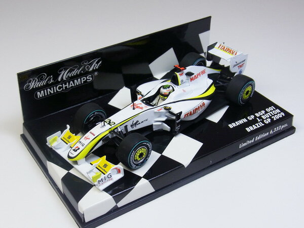 ジェンソン・バトン ミニチャンプス BRAWN GP（ブラウンGP）BGP 001