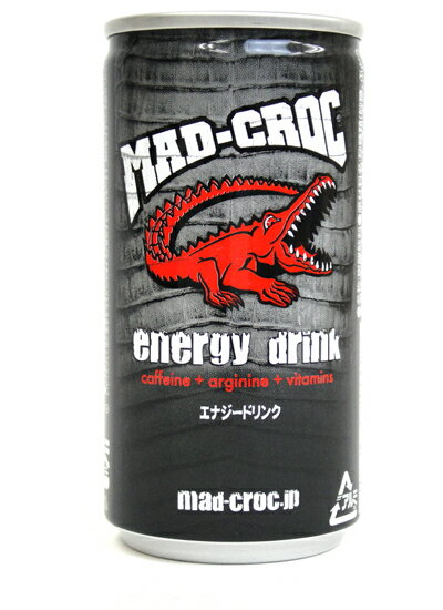 MAD-CROC Energy drink マッドクロック エナジードリンク 1ケース(190ml×30缶入り) 炭酸飲料