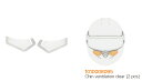 SCHUBERTH（シューベルト）ヘルメット オプションパーツ Chin ventilations clear（チンスポイラー ベンチ クリアー） SP1 SF2 SF3用 (..
