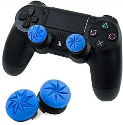 エイム向上！ FPSフリーク PS4 PS5 <strong>コントローラー</strong>用 親指グリップキャップ FPSアシストキャップ RG 可動域アップ プレイステーション4 FPS Freek (ブルー)