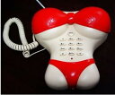 置物 電話機 電話器 セクシービキニ ユニーク (レッド)