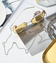 ショッピングパール 眼鏡チェーン グラスコード エレガント パール風モチーフ (シルバー) 【送料無料】