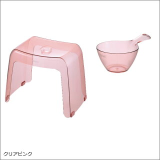 日本製カラリ腰かけ30H手おけ2点セットお風呂椅子高さ30cmお風呂いすお風呂イスおしゃれ北欧テイストインテリア雑貨バスチェアバスチェアーバススツールお風呂グッズバスチェアお風呂セットバスチェアクリアバスチェアリッチェルバスチェア
