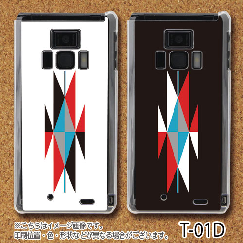 かわいいレグザフォン/ディズニーモバイル REGZA Phone/Disney mobile(T-01D/F-08D)共用ケース・カバー★☆キャンペーン中☆★ チマヨ柄　セドナ - T-01D/F-08D 共用ケース 【チマヨ/ネイティブ/オルテガ/レグザフォン/ジャケット/ディズニーモバイル/かわいい/Disney mobile/REGZA Phone】MNF-T01D-04