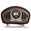 ポケットラジオ 木製 FM/AM対応 レトロ 小型 モノラル 高感度