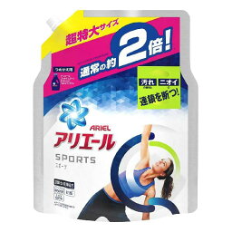 《セット販売》 P&G <strong>アリエール</strong>ジェル プラチナ<strong>スポーツ</strong> つめかえ用 超特大サイズ (1.34kg)×6個セット 詰め替え用 <strong>アリエール</strong> 洗濯洗剤 液体 【P＆G】