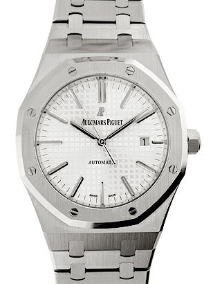 オーデマ ピゲ 15400ST.OO.1220ST.02 ロイヤルオーク SS 白文字盤 自動巻 ブレスレット ［AUDEMARS PIGUET ROYALOAK］［オーデマ ピゲ ロイヤルオーク］