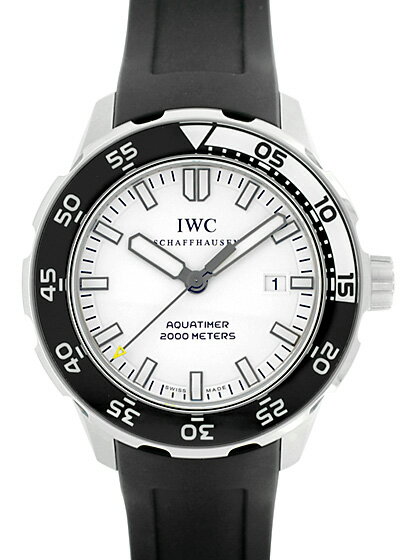 IWC IW356811 アクアタイマー オートマティック 2000 SS 白文字盤 自動巻 ラバー [INTERNATIONAL WATCH COMPANY - AQUATIMER AUTOMATIC 2000][IWC - アクアタイマー オートマティック 2000]