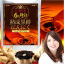 【送料無料】大容量約6か月分 熟成黒酢にんにくしょうがプラス...