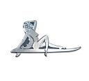 Gliders USA エンブレム - MUD FLAP SURF GIRL