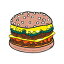 50s Retro Burger Patch