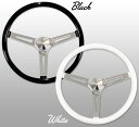 MOONEYES (ムーンアイズ) Classic Style Steering Wheel 38cm(15") SLOTTED SPOKES