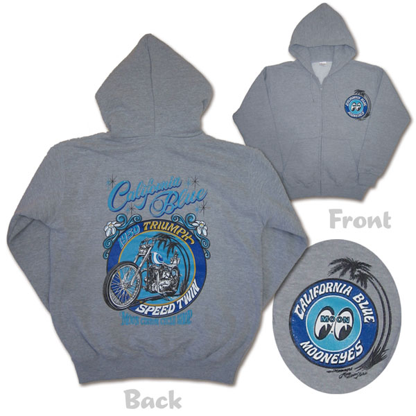 California Blue Zip Parka カリフォルニア ブルージップ パーカー