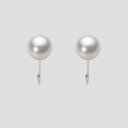 あこや真珠 パール イヤリング 6.5mm アコヤ 真珠 イヤリング Pt900 プラチナ レディース HA00065B11WPGY09P0