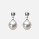 【ポイント10倍】 あこや真珠 パール ピアス 8.0mm アコヤ 真珠 ピアス Pt900 プラチナ レディース HA00080R11WPGPA11P ムーンレーベル Moon Label